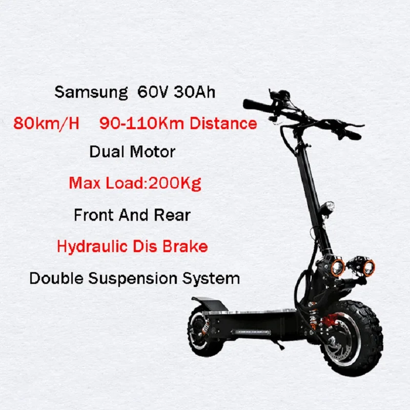 Cheap Samsung 60V 3200W Powerful Electric Scooter 80KM/H Off Road Skateboard Longboard Adult Electric Scooter Foldable E Scooter Ebike 2 Cheap Samsung 60V 3200W Powerful Electric Scooter 80KM/H Off Road Skateboard Longboard Adult Electric Scooter Foldable E Scooter Ebike 2