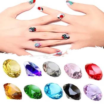 

Children'S Toys Gemstones Transparent Colored Glass Small Crystal Diamonds 6-200 Furniture Wedding Counter Ornaments