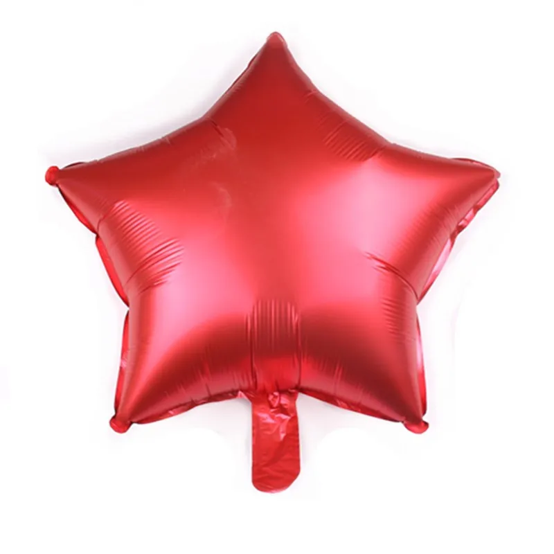 50 шт. 18 дюймов хромовое металлическое сердце звезда круглая гелиевая фольга Воздушные шары Детские 1-й день рождения поставки Свадебный декор воздушный шар