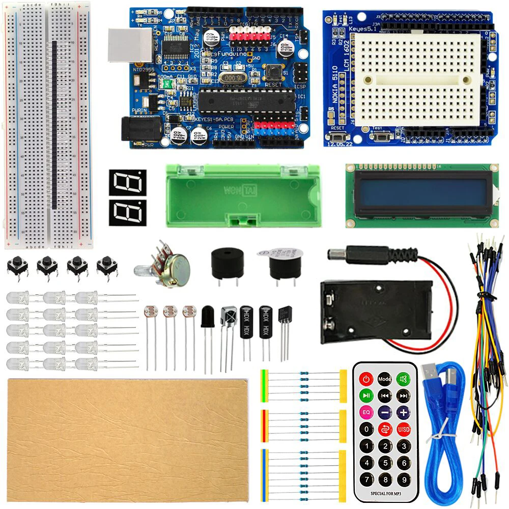 

Development board learning kit suite Arduinos entry learning suite awesome board funduino 2011 to force the control board 1