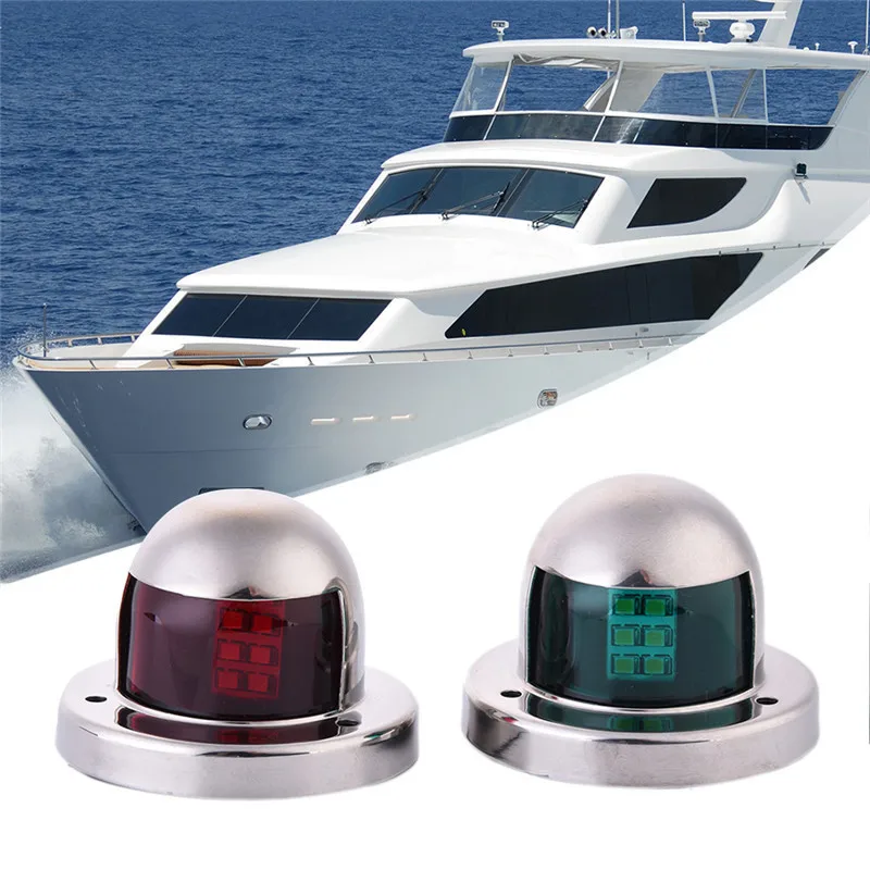 Us 11 3 27 Off Kaigelin 2pcs12v Green And Red Marine Boat Yacht Led Warning Light Waterproof Stainless Steel Bow Navigation Indicator Lights In Us 11 3 27 Off Kaigelin 2pcs12v Green And Red Marine Boat Yacht Led Warning Light Waterproof Stainless Steel Bow Navigation Indicator Lights In