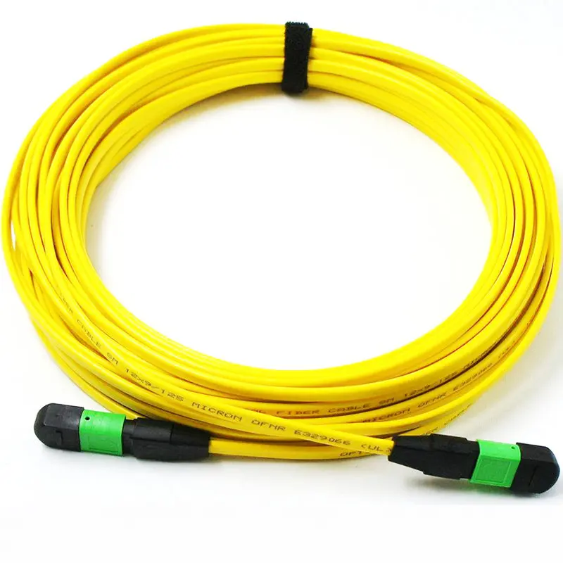 

25Meters MPO/MTP(Female)-MPO(Female) APC Singlemode OS1 12strands Fiber optical cable for QSFP+LR module (Method B)