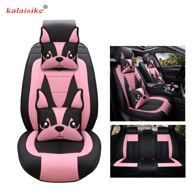 Kalaisike leather Universal Car Seat covers for Mini all models cooper