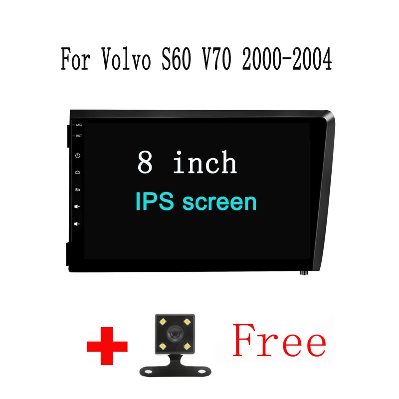 

8" Android 9.0 Octa Core PX5/PX3 Fit Volvo S60 V70 2001 2002 2003 2004 Car DVD Player Navigation GPS 3G TV Radio