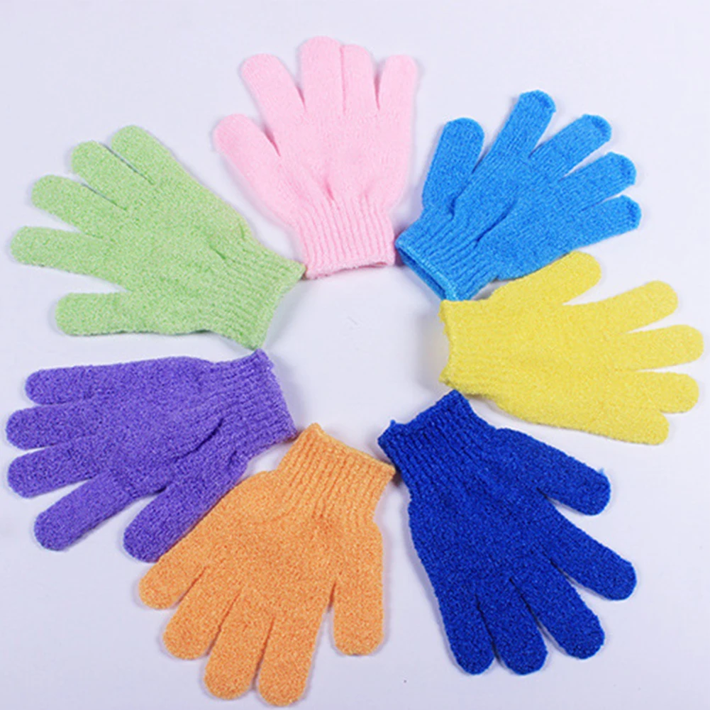 

Hot Sale New Arrival Moisturizing Spa Bathwater Loofah Scrubbing Bath Creative Nylon Exfoliating Gloves For showering