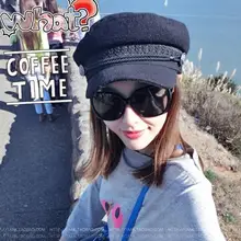 Шляпы темно Кепки Таин с плоской верхней мужской шляпе Золотые листья вышивка командир Кепки моряк логотип человек Sunhat британской армии кепки s