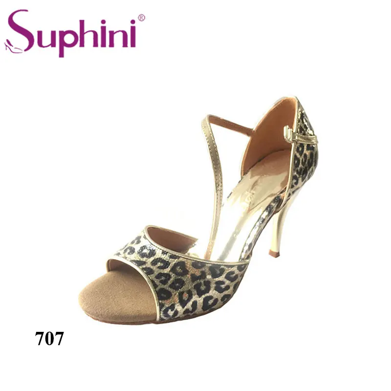 Suphini обувь для вечеринок высокого качества гарантия высокий каблук Танго танцевальная обувь женские танцевальные туфли бесплатная