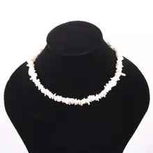 Морской стиль белый цвет Шикарный ретро креативный натуральный корпус шт ожерелье детские ювелирные изделия bijoux femme наборы