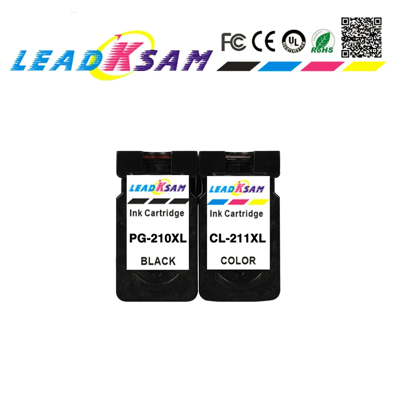 PG210 CL211 картридж для Canon PG 210 CL 211 XL 210XL чернильный принтера Pixma IP2700 IP2702 MP240 MP250 MP260 MP270 |