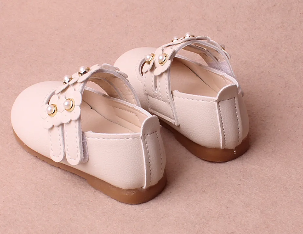 Платье для маленьких девочек с бантом и блестками искусственная кожа, для новорожденных младенцев модная обувь нескользящие пинетки# QJ