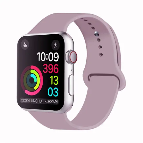Ремешок для часов apple Watch 5 4 3 band - Цвет ремешка: Lavender