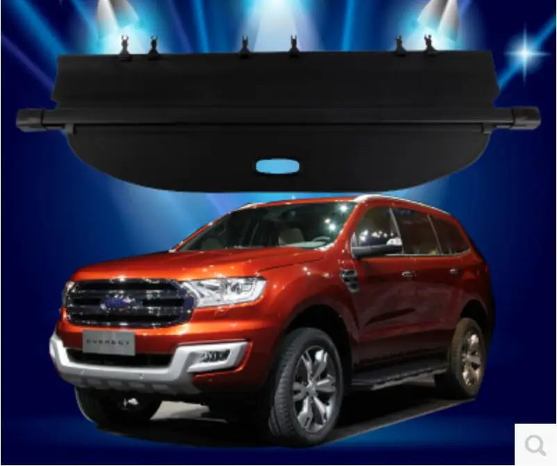 Защитный чехол для багажника автомобиля 15-18 Ford Everest 2015 2016 2017 2018 5/7 сиденья (черный