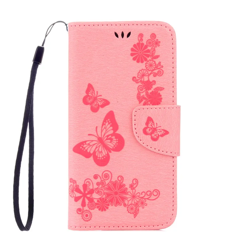 

Duplex Embossing Butterfly Leather Case For Samsung Galaxy S7 Flip Case Soft Cover Wallet Holster Lanyard G930 G930A G930F Case