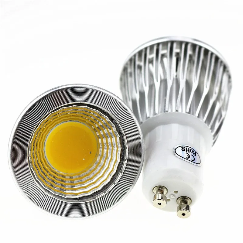 Бесплатная доставка светодиодный лампы 110 V 220 3W 5W 7W GU10 COB светильник Светодиодный