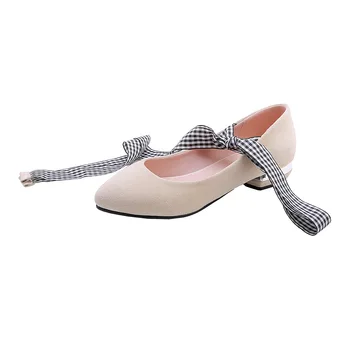 

19 years of age season new comfortable party with low heel strap size 43 yards 31 - shallow mouth single woman shoes