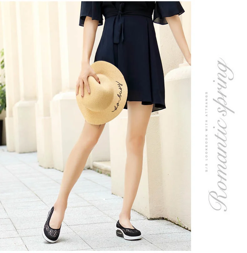 2019 Summer women flat platform shoes women breathable casual sneakers shoes slip on platform walking shoes for women (6)