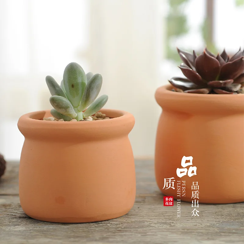 Новинка 2019 Zakka молочный горшок в форме бутылки из терракотона цветочный растения