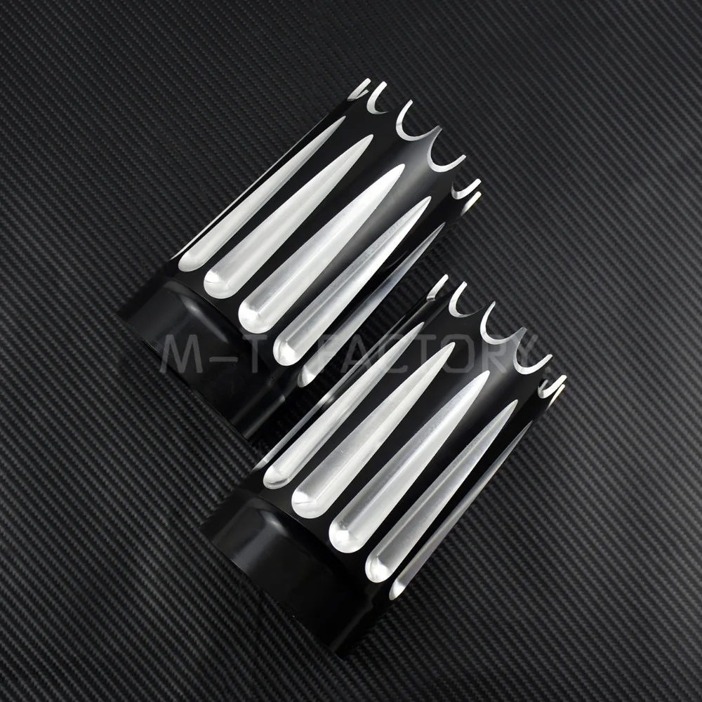 Алюминиевая крышка ползунка вилки мотоцикла CNC для Harley FLT FLHR FLHT FLHX FLSTF FLSTN 2008 2013 2014