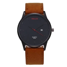 Luxury Brand Men Watches 2017 Top Grade Auto Calendar Leather Quartz Watch Casual Wristwatch Relogio Masculino 2017 Male Clock