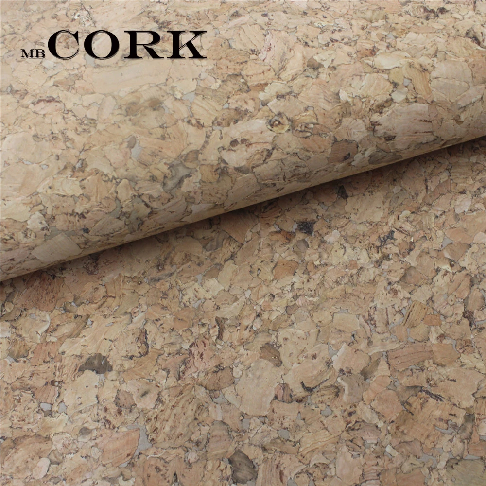 PORTUGAL Natural cork fabric 70*50cm/27.5*19.6inch rustic Cork leather