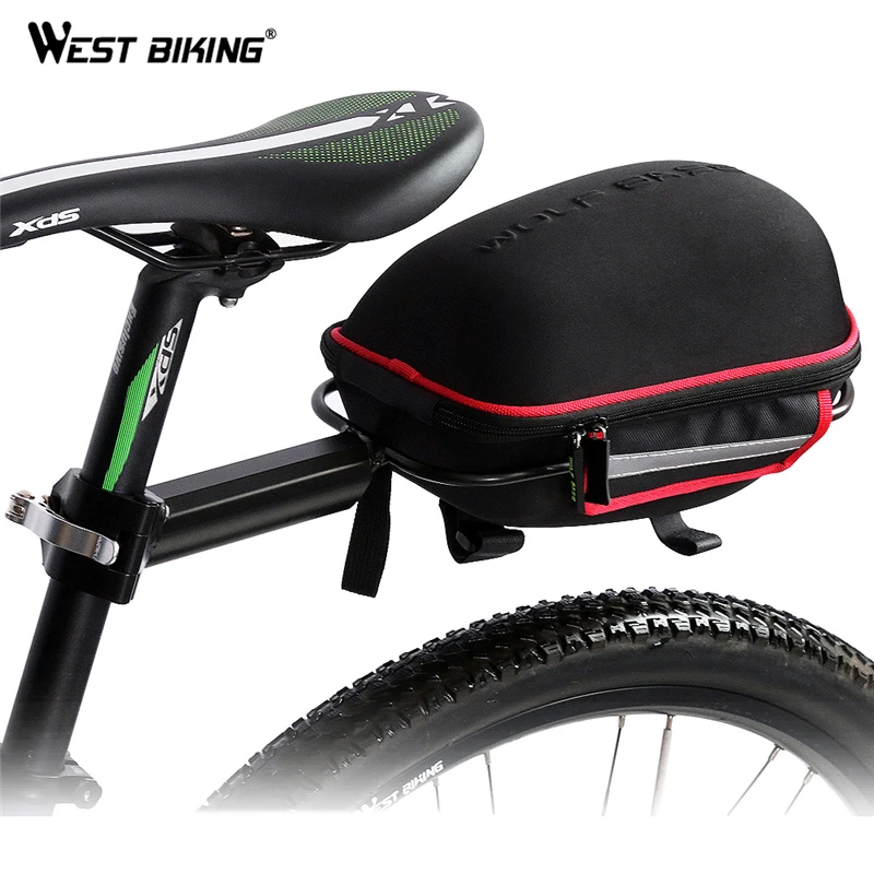 WEST BIKING Cycling font b Saddle b font font b Bag b font Reflective Waterproof Mountain