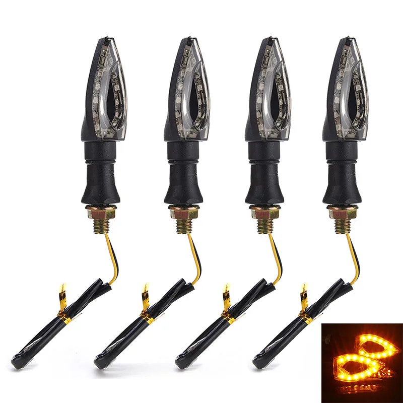 

Universal Motorcycle LED Turn Signal Light Indicators Amber Blinker Light Motorcycle Turn Signal Indicator Light Lamp 12V 1.3W