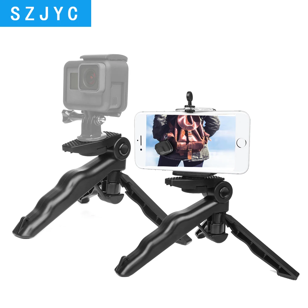 JYC портативный Настольный компьютер Штатив для GoPro Hero 7 6 5 4 SJCAM SJ 4000 Xiaomi Yi Lite к sony DSLR
