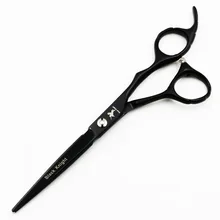 5.5 pulgadas de pelo Profesional tijeras de Peluquería peluquería tijeras De Corte de Alta calidad de La Personalidad Negro estilos
