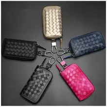 Бренд Для женщин Для мужчин Натуральная кожа ключа автомобиля кошельки старинный ключ держатель кредитной карты ключница Организатор брелок для ключей сумка