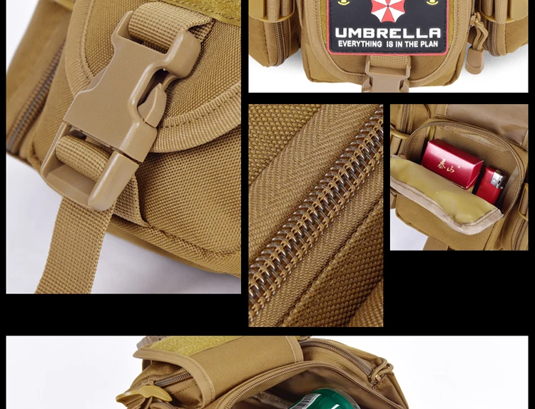 New Big Men Belt Pouch Bag Waterproof Male Bum Bags Military Waist Packs Nylon Fanny Pack For Women Army Hip Bag Camouflage (7)