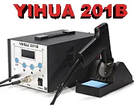 Горячая YIHUA 898BD+ 2в1 SMD Электрический паяльник и тепловая фена паяльная сварочная станция