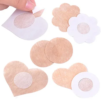 

5 Pairs Women's Invisible Breast Lift Tape Overlays On Bra Nipple Stickers Chest Stickers Bra Nipple Covers Accessories