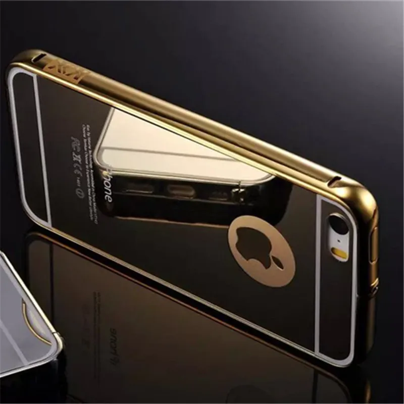 Goederen Vlot kompas For Iphone 5s Case,luxury Gold 24k Gold-plating Aluminum Frame + Acrylic Pc  Mirror Back Cover Case For Iphone 5 5s Cover - Mobile Phone Cases & Covers  - AliExpress