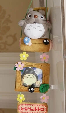 Cute 1pc 30cm Miyazaki Hayao totoro funny plush hanging photo frame stuffed toy gift
