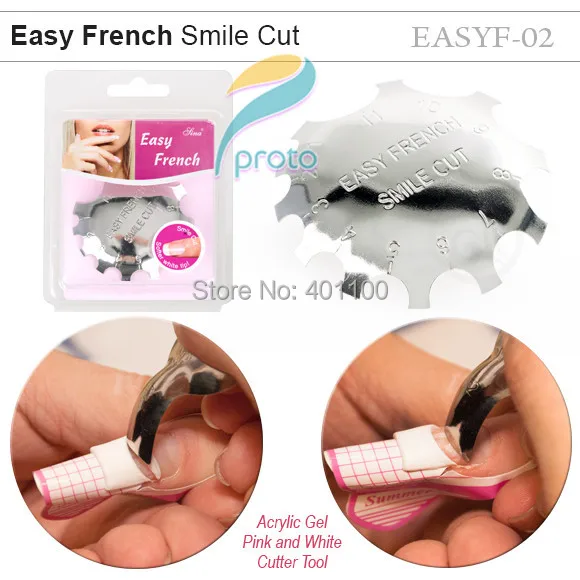 

Ship from USA Nail art Manicure Nail Cutter Clipper Nail Easy French Smile Line Nail Tools Clipper 11 Sizes USF0214