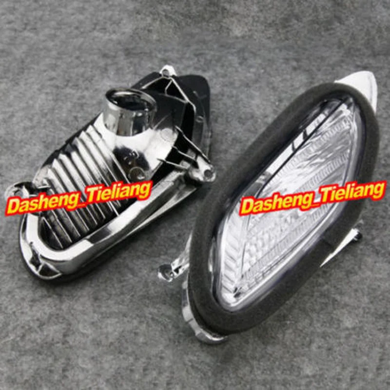 Motorcycle Front Turn Signals Light Lamp Indicator Blinkers Lens Cover Housing Shell For Honda ST1300 2002-2009 Pair