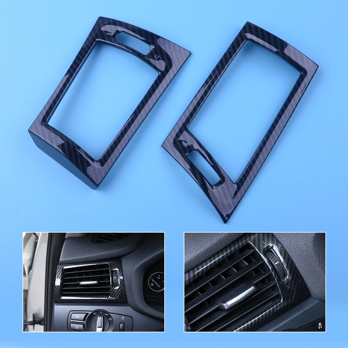 CITALL Автомобильный интерьер боковой консоли вентиляционное отверстие выход крышка отделка наклейки ABS аксессуары для BMW X3 F25 X4 F26