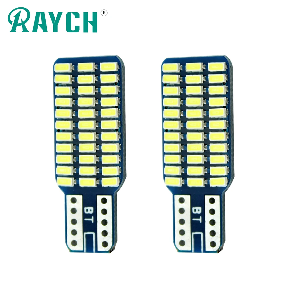 

4 X t10 LED w5w 3014smd 33smd 660LM Bulb Tube Auto Wedge Car lights AC 12v Width Interior Signal rear Lighting Car Styling