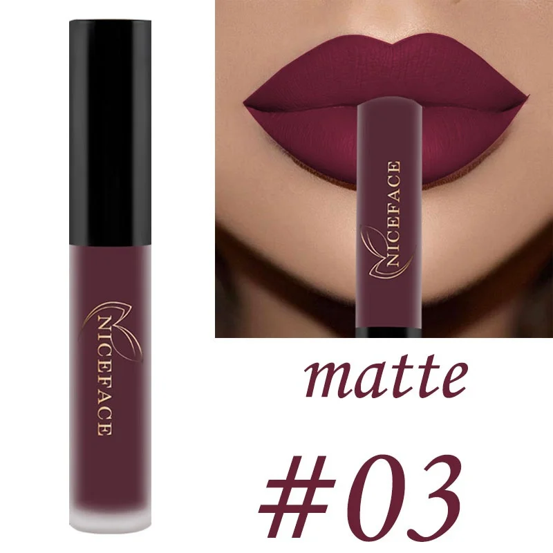 Sexy long lSexy long lasting waterproof super matte lipstick moisturizing cream velvet lipstick makeup beauty A00180XX Sexy long lSexy long lasting waterproof super matte lipstick moisturizing cream velvet lipstick makeup beauty A00180XX