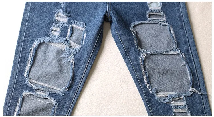 Джинсы с высокой талией женские сексуальные взрывные рваные Модные узкие джинсы сексуальные длинные растягивающиеся Джинсы бойфренда для женщин