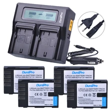 4X1860 мАч DMW-BLF19 DMW-BLF19E DMW BLF19PP BLF19 BLF19E Батарея + ЖК-дисплей Дисплей двойной Быстрый Зарядное устройство для Panasonic Lumix GH3 gh4 GH5