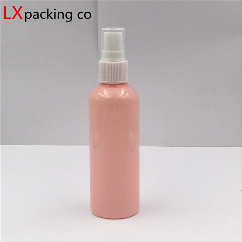 50 PCS 10 30 100 ML Pink Plastic Pet Mini Spray Bottles Sprayer Atomizer Empty Perfume Small Travel Liquid Cosmetic Containers -3