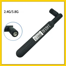 2 шт. Двухдиапазонная Wifi антенна 2,4g 5,8g 9dbi антенна SMA разъем антенны для беспроводного маршрутизатора