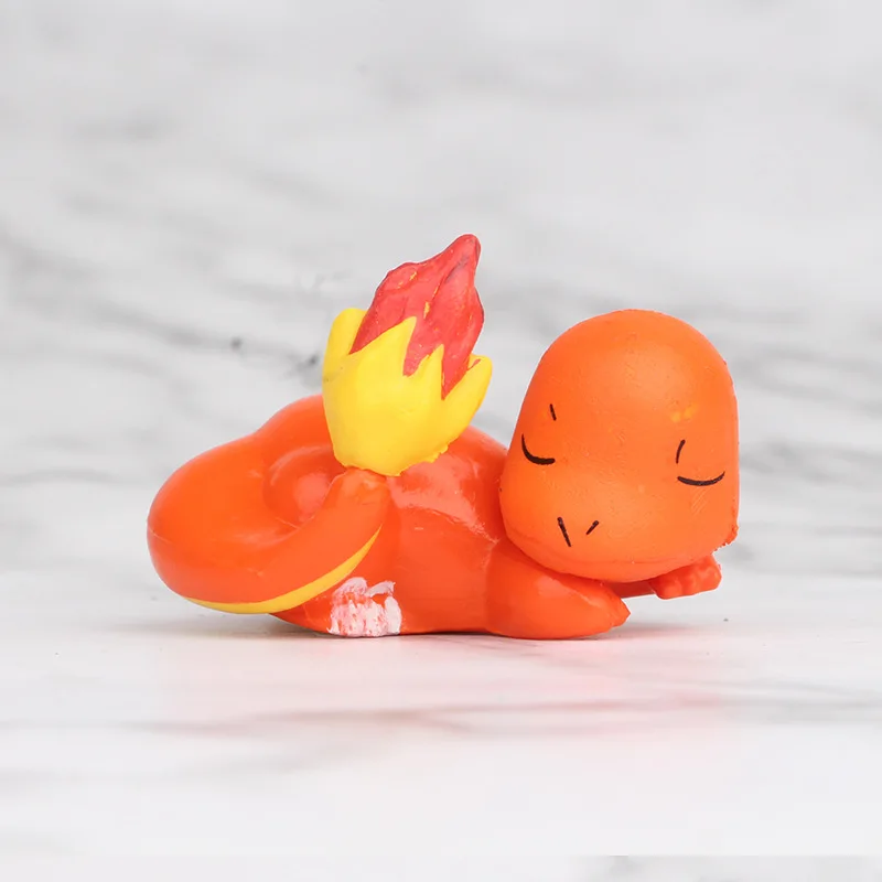 5 шт./компл. спящий булбазавр Squirtle Charmander Pikachu каваи стили фигурка игрушки|Игровые