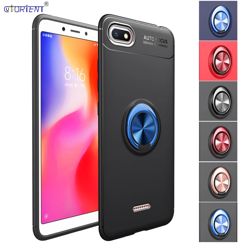 

Xiaomi Redmi 6A Funda Xiomi Redmi 6A Coque Redmi6A Car Magnetic Holder Hybrid Shockproof Ring Case Xiaomi Xaomi Redmi A6 Cover