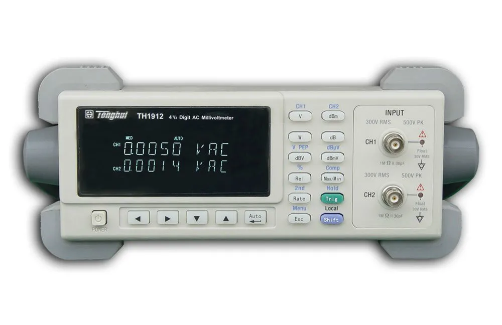 Быстрое прибытие 5 ~ 5 МГц, 4 1/2 двойной VFD цифровой AC millvoltmeter TH1912A