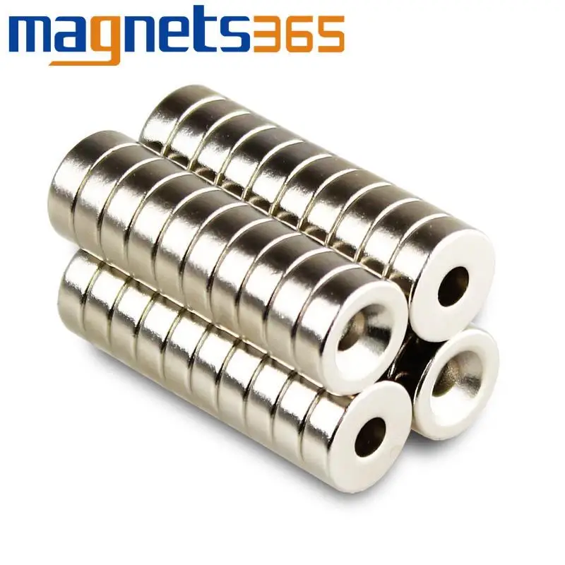 20pcs Strong Round 1/2'' x 1/8" Hole 1/6" Dsic Rare Earth