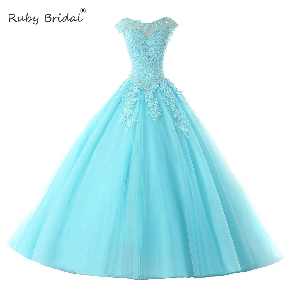 Красные пышные платья для невесты хит продаж Vestido Debutante Blue Quinceanera бальные пышное
