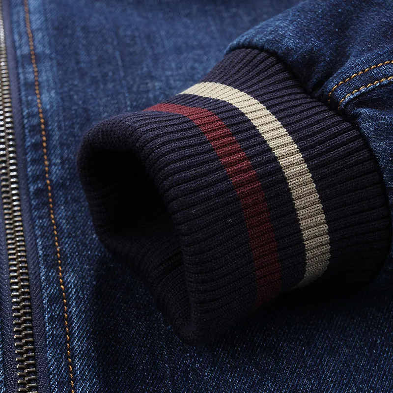 AFS JEEP 2019 New Fashion Denim jacket men streetwear stand collar zipper casual mens jeans jackets coat jaqueta masculina