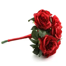 Inofin красный букет горячие продажи искусственные пенные цветы пены розы для свадебной композиции Свадебные букеты